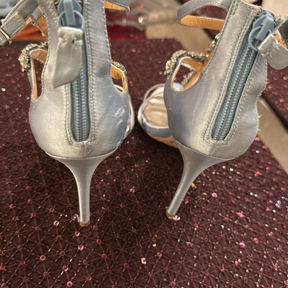 Badgley Mischka evening heels size 8 - Picture 5 of 6